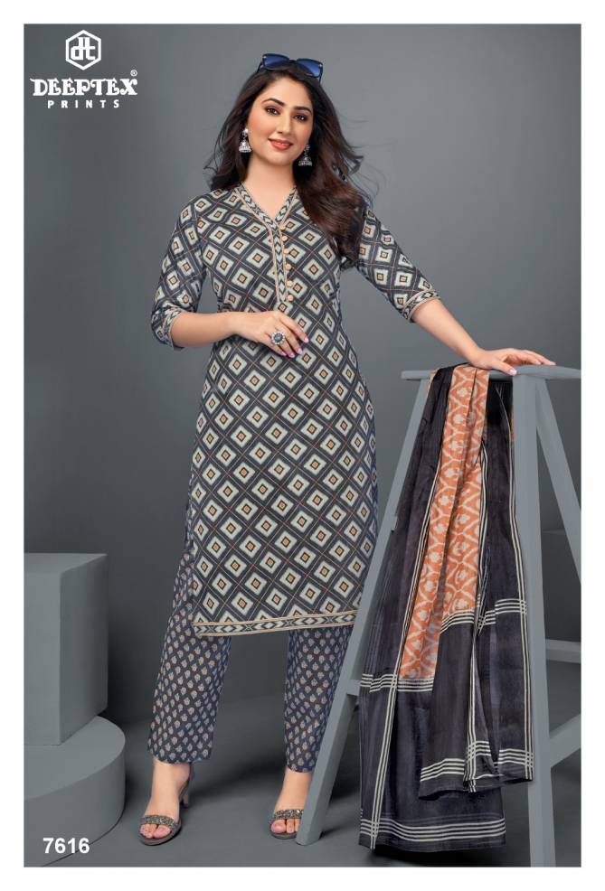 Miss India Vol 76 By Deeptex Cotton Dress Material Catalog
